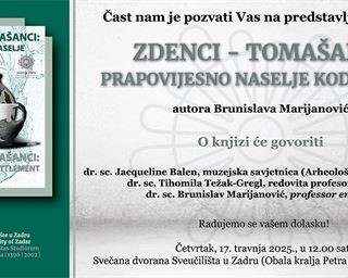 Predstavljanje knjige "Zdenci-Tomašanci" autora Brunislava Marijanovića